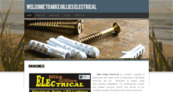 Desktop Screenshot of mikegillieselectrical.com